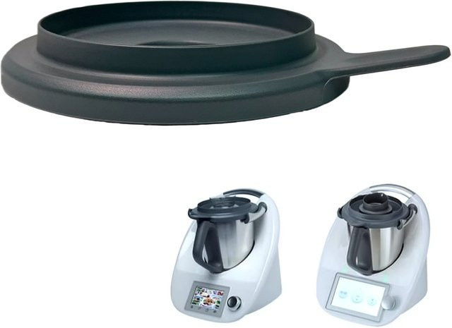 VKTMMIX Dichtungsdeckelabdeckung für Thermomix TM5 und TM6 Haupttopf in Schwarz - Bild 1