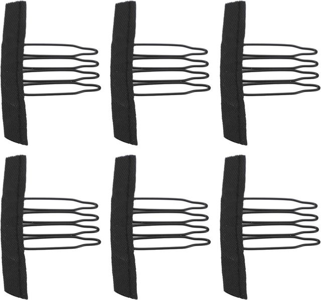 Koogeelife Perückenkamm-Clips, 100 Stück, Edelstahl, Grau, Unisex - Bild 1