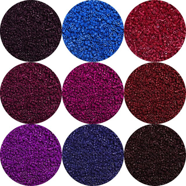 lingsai Glas Rocailles, Candy Farbe, Rohr Mini, Lose Glas Perlen - Bild 1
