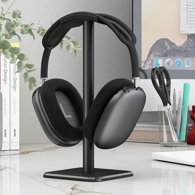APWIKOGER Kopfhörerständer aus Aluminiumlegierung in Pink als platzsparender Desktop-Organizer und Headset-Halter - Bild 1