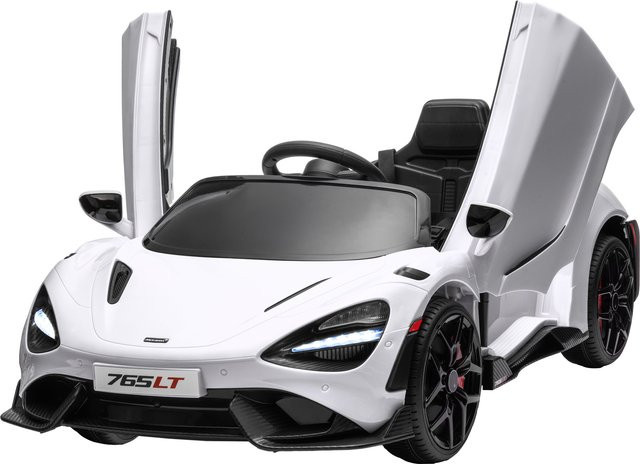 AIYAPLAY McLaren 765LT Kinder Elektroauto mit Licht und Sound Weiß - Bild 1