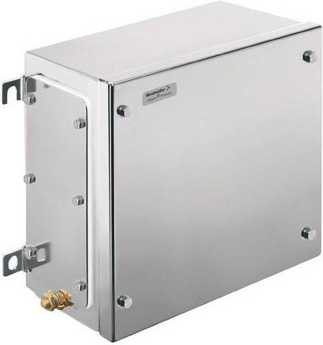 Weidmüller KTB FS 262615 S4E3 Gehäuse aus Edelstahl in Silber, B/T/H: 26,0 x 26,0 x 15,0 cm - Bild 1
