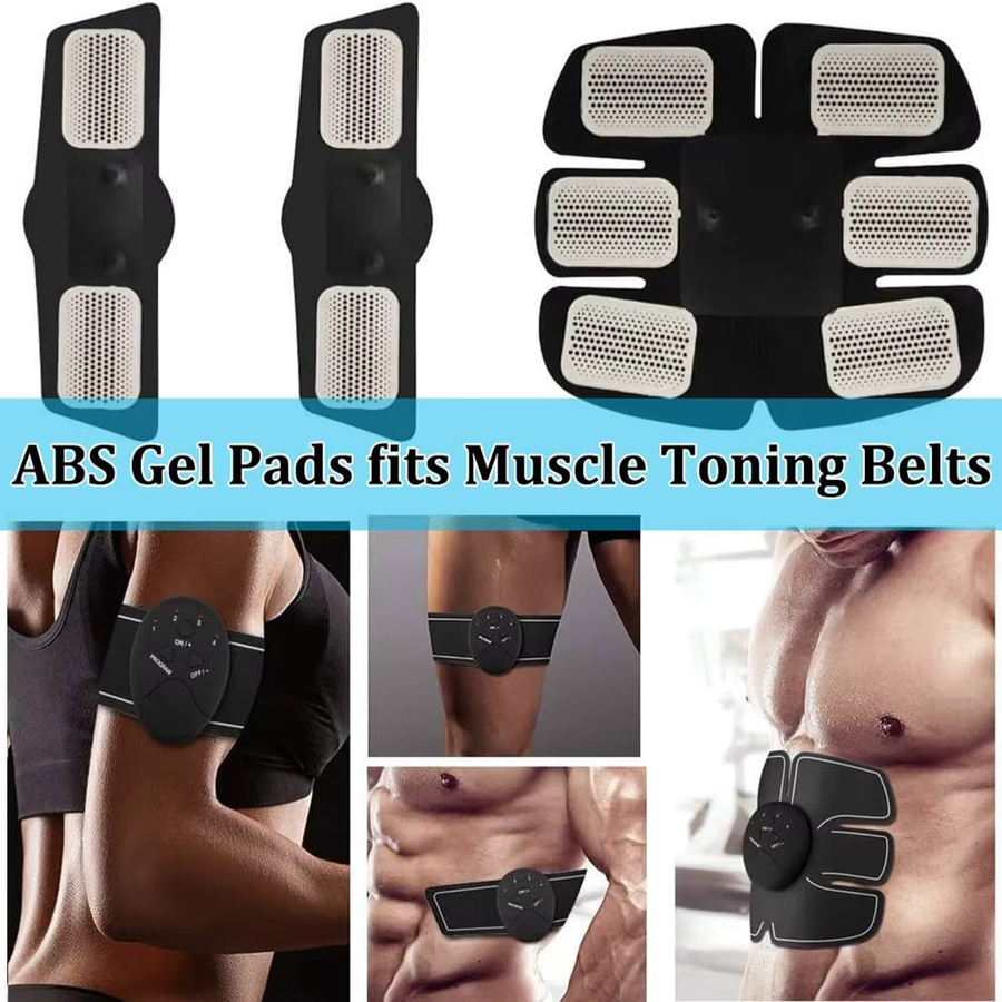 SUOLAER EMS Gel Pads, Hydrogel Aufkleber für Bauchmuskel-Stimulator - Bild 4