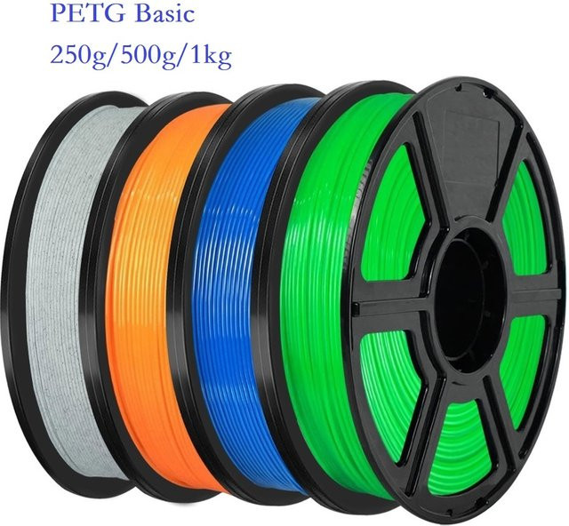 3D Maliang Basic PETG Filament 1,75 mm für FDM-Drucker, hochfest, erhältlich in Schwarz, Weiß, Rot und Grün - Bild 1