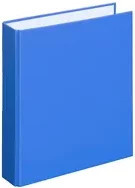 Veloflex Ringbuch Basic DIN A5 mit 2 Ringen und D-Mechanik in Blau - Bild 1