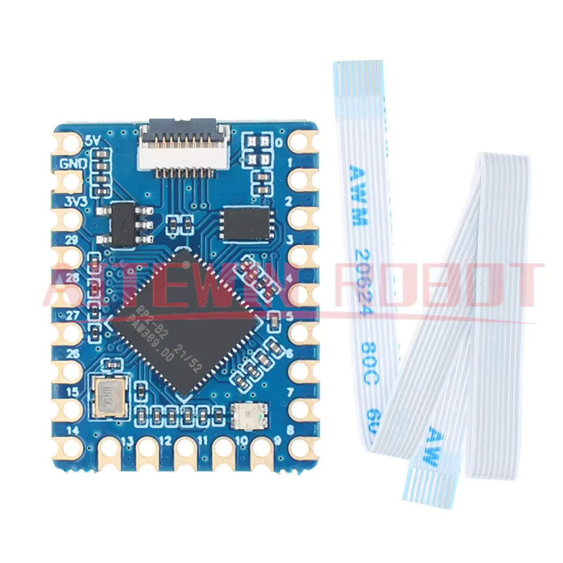 RP2040-Tiny Development Board Modul mit Raspberry Pi Pico Chip, USB Typ C Schnittstelle, 264 KB SRAM und 2 MB Flash in Blau - Bild 2