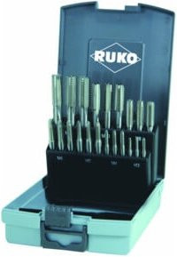 RUKO Einschnittgewindebohrer M DIN 352 HSS geschliffen M 8 Steigung 1,25 mm in Silber - Bild 1