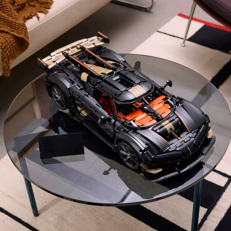 Hot Toys V8 Rennwagen Supercar Hypercar, Technische Fahrzeugmodell-Bausteine, 4104 Teile, ab 18 Jahren - Bild 4