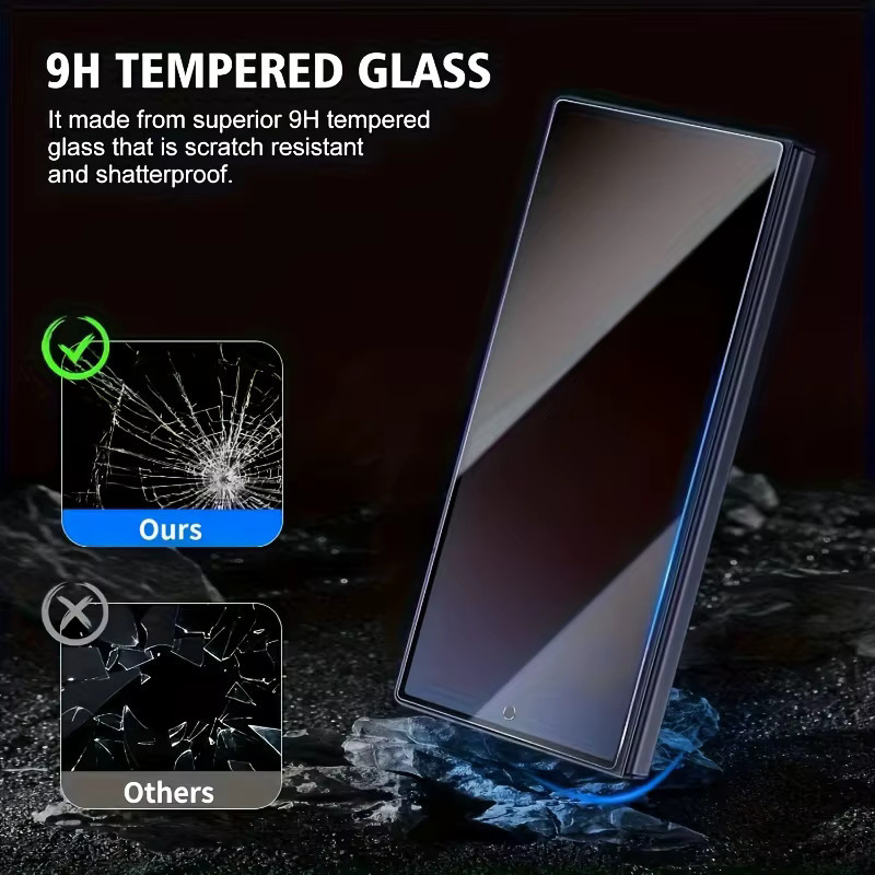 Xiaomi Sichtschutzfolie aus gehärtetem Glas für Poco X8 Pro Max, Poco F8 Pro und Poco F8 Ultra, Anti-Spy Schutz mit Fingerabdruck-Entsperrung - Bild 2