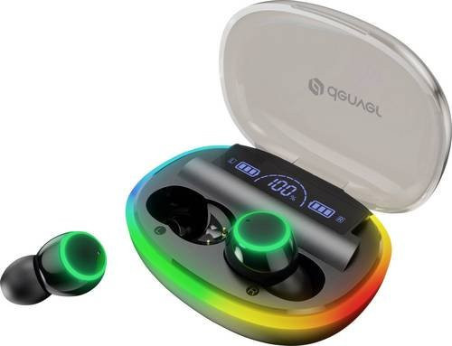Denver TWE-55 In-Ear Kopfhörer Bluetooth True Wireless Stereo Headset mit Mikrofon-Rauschunterdrückung und Ladecase in Schwarz - Bild 1