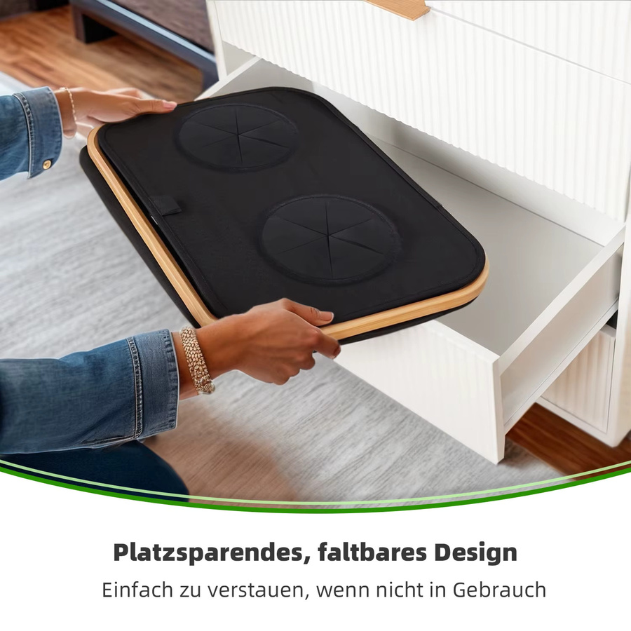 GREELUE Pfandflaschen Sammelbehälter mit Deckel, 140L Aufbewahrung für die Küche, Beige oder Schwarz, B: 68,0 cm, T: 56,5 cm, H: 2,0 cm - Bild 6