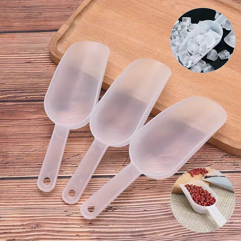 Multifunktionales Messlöffel-Set von HELTC aus transparentem Kunststoff für Mehl und Eis, 2 bis 5 Stück - Bild 2