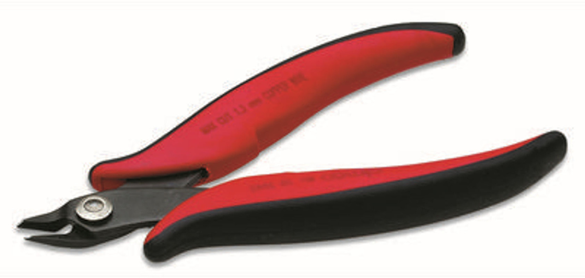 Cimco Elektronik-Seitenschneider 101040 aus Stahl in Rot mit 21° Schneidwinkel, 132 mm - Bild 2