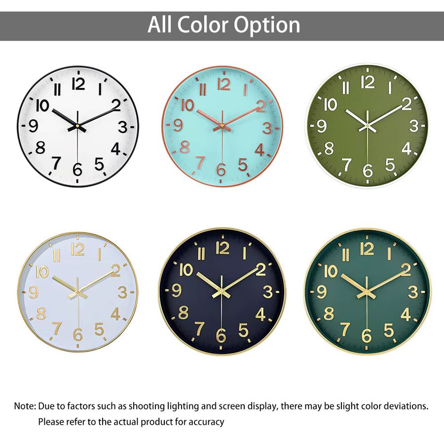 P.chuang Retro Quarz Wanduhr in Weiß mit modernem 3D-Kubus-Design und lautlosem Digital-Look für Wohnzimmer und Schlafzimmer - Bild 6