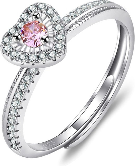 SAY Ring 925 Silber, Herz, Zirkonia, Damen - Bild 1