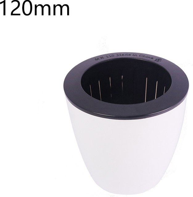 Selbstabsaugende Blumentöpfe aus Kunststoff in Weiß für den Gemüsegarten, Durchmesser: 90 mm, 110 mm, 120 mm, 130 mm, 150 mm, 180 mm - Bild 1