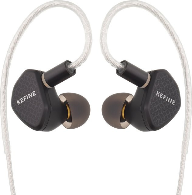 Angelears Audio Kefine Klean Hi-Fi In-Ear-Kopfhörer mit 10mm DLC-Membran dynamischem Treiber in Schwarz - Bild 1