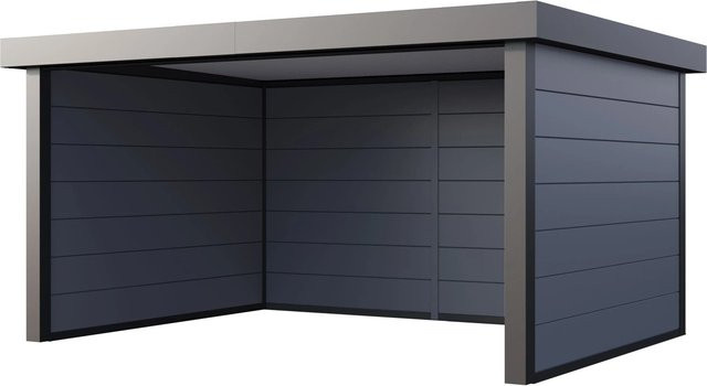Telluria Pavillon Singolo in Grau mit Stahlgestell B/T: 478 x 358 cm - Bild 1