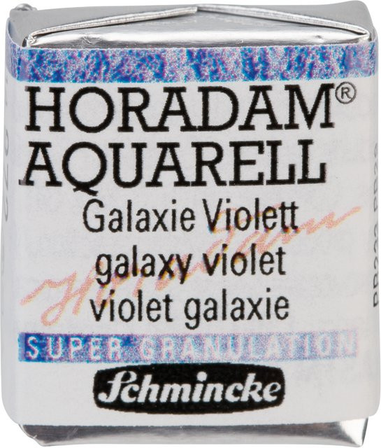 Schmincke HORADAM Aquarellfarbe Galaxie Violett im 1/2 Näpfchen - Bild 1