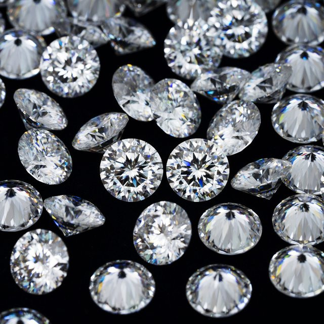 AierCrystal Zirkonia, Weiß, Rund, Unisex - Bild 1
