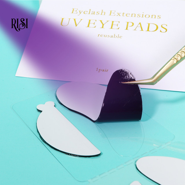 RISI UV Augenpads, Schwarz, Gel, Unisex - Bild 1