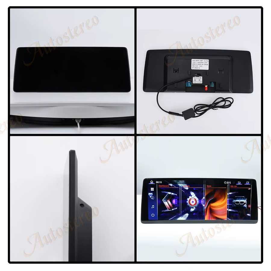 ZWNAV ID9 12,9 Zoll Multimedia-Player mit Android Auto, Apple CarPlay, Bluetooth und GPS Navigation für BMW 5er G30 G31 in Schwarz - Bild 3