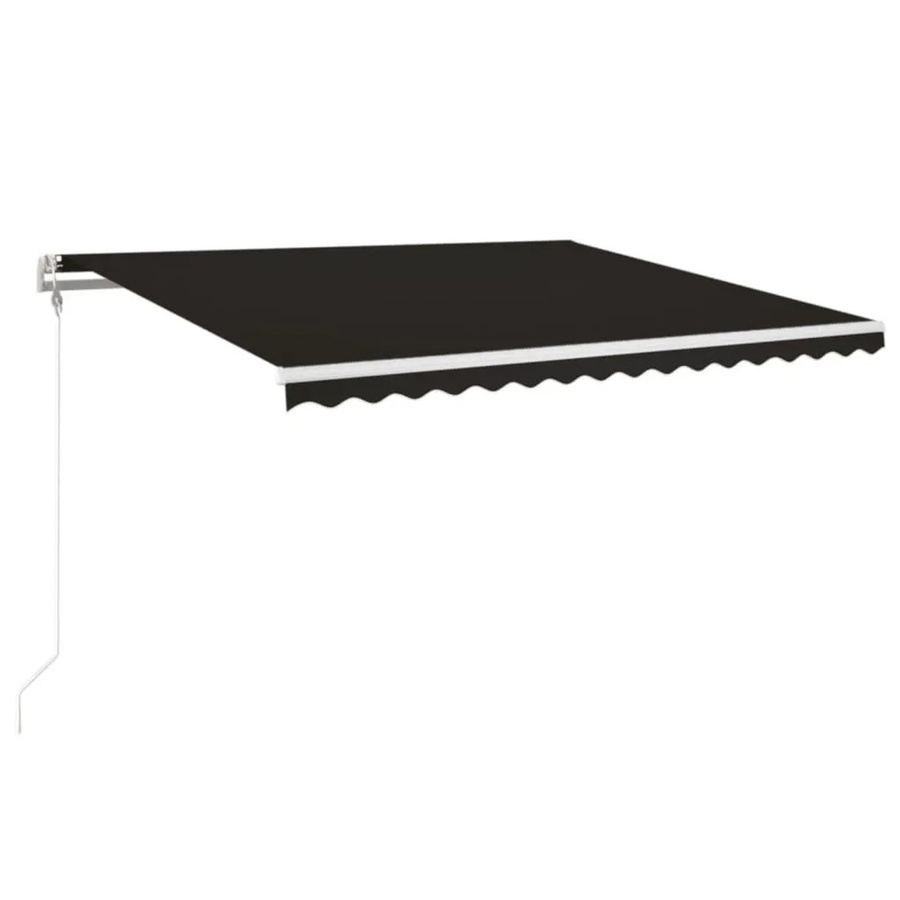 vidaXL Automatische Markise mit Fernbedienung in Anthrazit, B: 450 cm, T: 350 cm - Bild 2