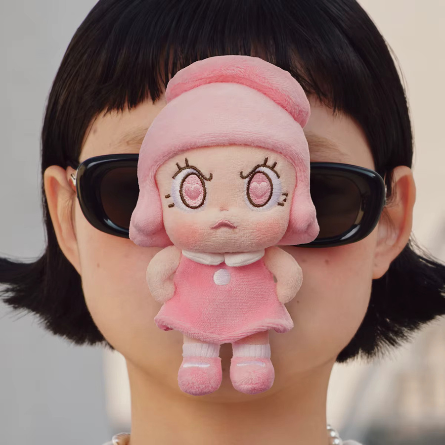 POP MART Angry Molly Angry Energy Serie, Plüsch-Anhänger Blind Box, Actionfigur - Bild 1