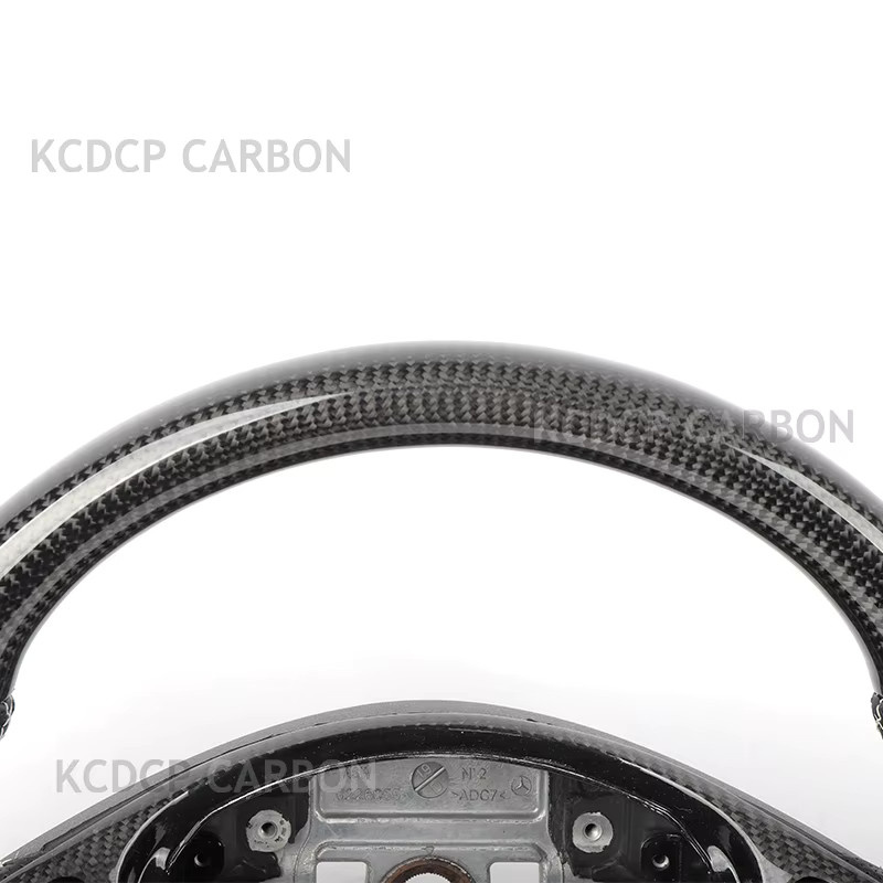MEGALOMANIA Carbon Faser Lenkrad in Schwarz für Mercedes Benz C200 C180 C63 C300 W204 W205 SLK GLK GLC GLE E63 G63 G65 C190 Modelle 2015-2018 - Bild 3