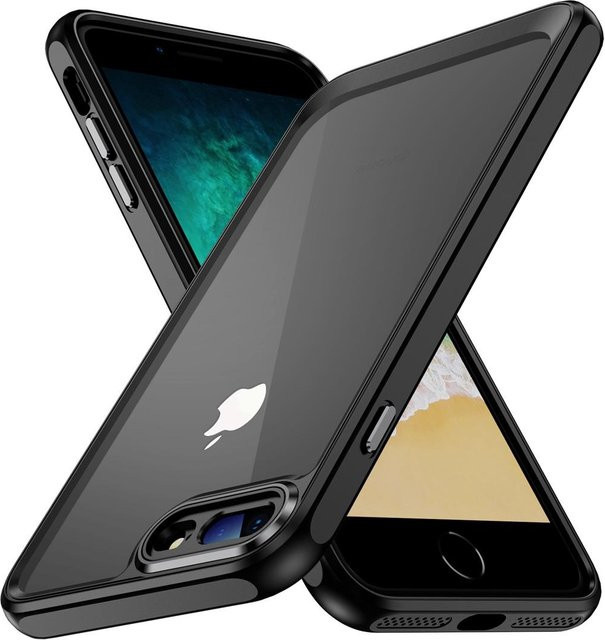 Stoßfeste und kratzfeste Handyhülle für Apple iPhone SE, SE2, SE3, iPhone 8 und iPhone 7 in Transparent mit Screen Protector - Bild 1