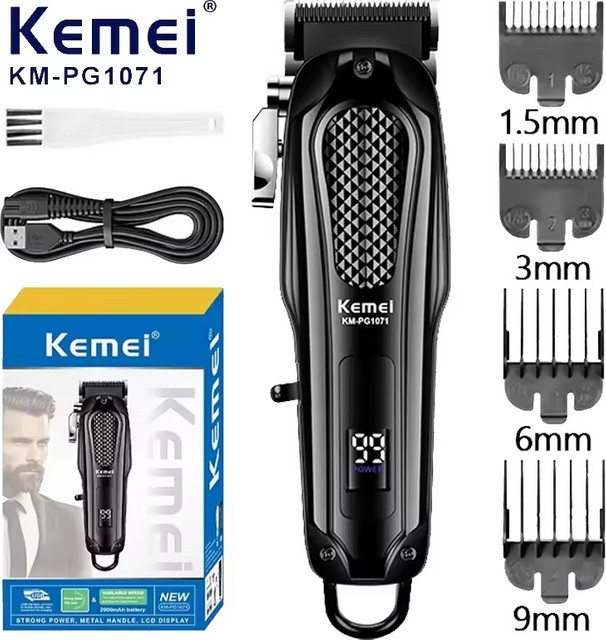 Kemei KM-PG1071 Haarschneider, Herren, Schwarz - Bild 1