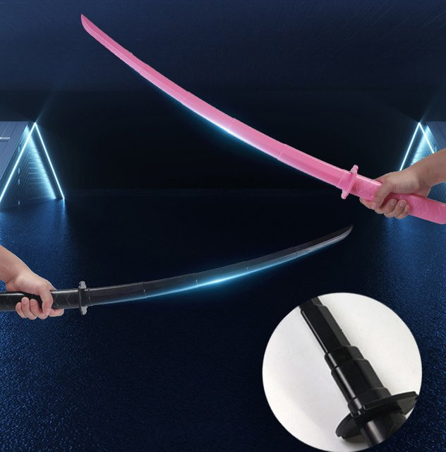 Small fire child, 3D Schwerkraft-Messer Katana, Ausziehbares Cosplay-Dekompressionsspielzeug, Kreatives 3D-Druck Schwerkraft-Schwert - Bild 1