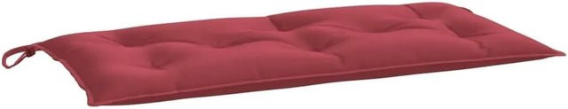 vidaXL Gartenbank-Auflage Weinrot aus Oxford-Gewebe, B/T/H: 100 x 50 x 7 cm - Bild 1