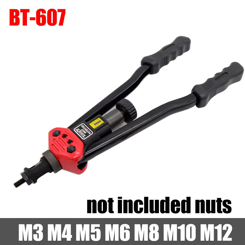 Hifeson Manuelles Nietmuttern-Werkzeug Set in Schwarz für M3 bis M12 Muttern - Bild 2