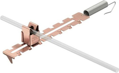 OBO Bettermann 5203023 132 U-CU Montagezubehör aus Edelstahl in Silber, 10 Stück - Bild 1