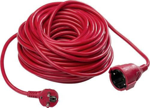 AS Schwabe Strom Verlängerungskabel 16 A Rot 25,00 m H05VV-F 3G 1,5 mm² - Bild 1
