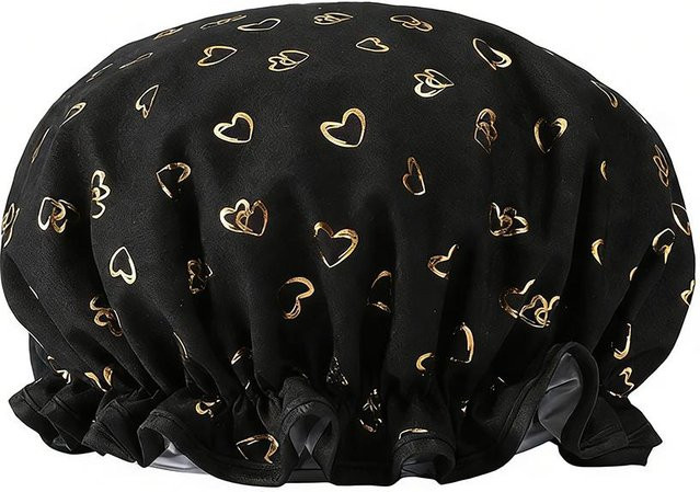 Binchi Outdoor Product Duschhaube, Damen, Goldbedruckt, Terylene-Baumwolle - Bild 1