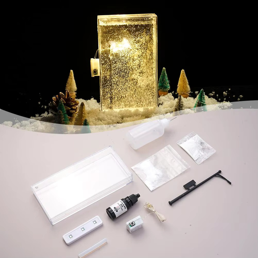 Advanced Snowy Night Flow Ma Nachtlicht, Straßenlaterne, DIY-Materialpaket - Bild 6