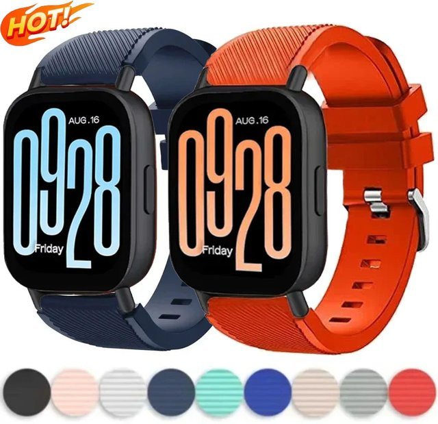 Xiaomi Uhrenarmband Silikon, 22 mm, Schwarz, Unisex - Bild 1