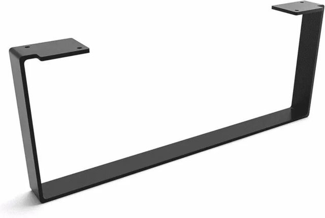HEVVA Möbelbein LUXEMBURG in Schwarz, Höhe: 20 cm, Tiefe: 50 cm - Bild 1