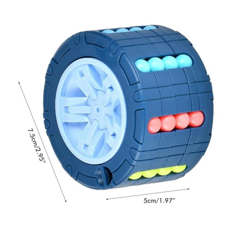Fashnics 3D Zylinder Würfel Spielzeug, Magische Bohne, schwarz, ab 3 Jahre - Bild 3
