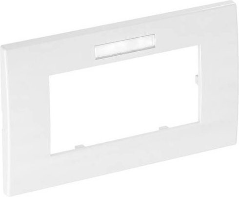 OBO Bettermann Abdeckung Weiß B: 14,0 cm, H: 8,4 cm, T: 0,85 cm - Bild 1