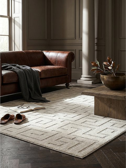 Pflegeleichter Teppich Kadima Design von MUOTA in Beige, B x T: 120 x 160 cm - Bild 1