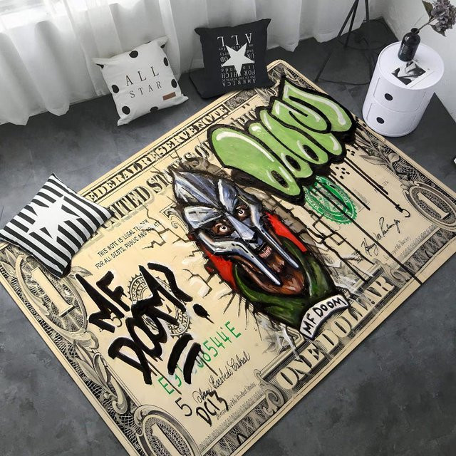 JGJG Fußmatte MF DOOM Rutschfest und Wasserabsorbierend, B/B: 40 x 60 cm, Mehrfarbig - Bild 1