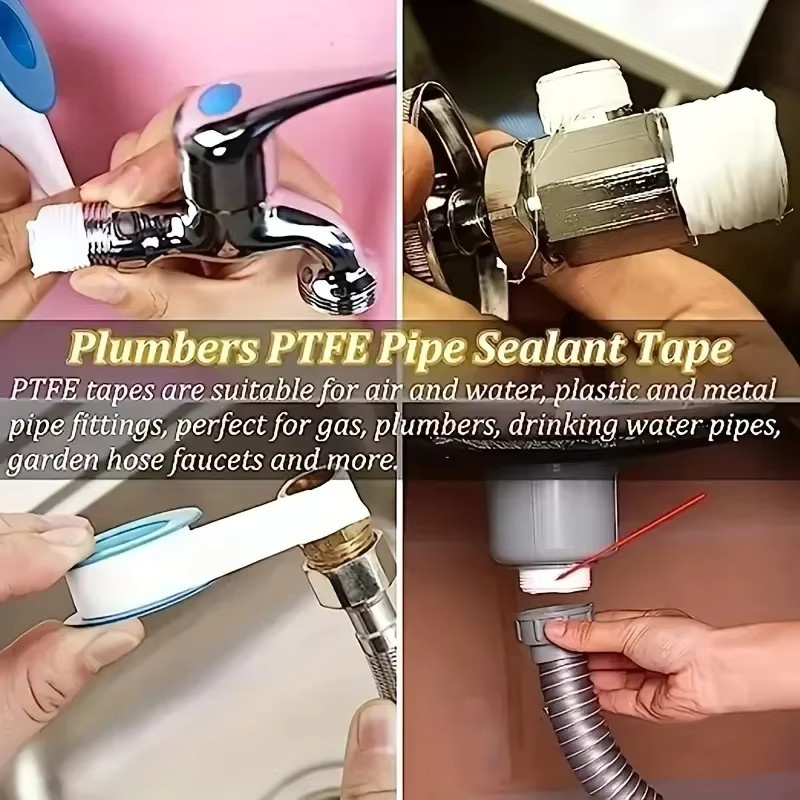 Auslaufsicheres Sanitär-Dichtungsband für Gewinde an Wasser-, Gas- und Rohren - Bild 3