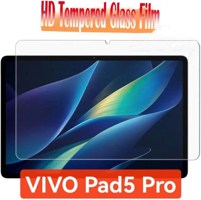 2er-Set Gehärtetes Glas Display Schutzfolie für Vivo Pad 5 Pro 13 Zoll 2025, Transparent, HD Kratzschutz - Bild 1