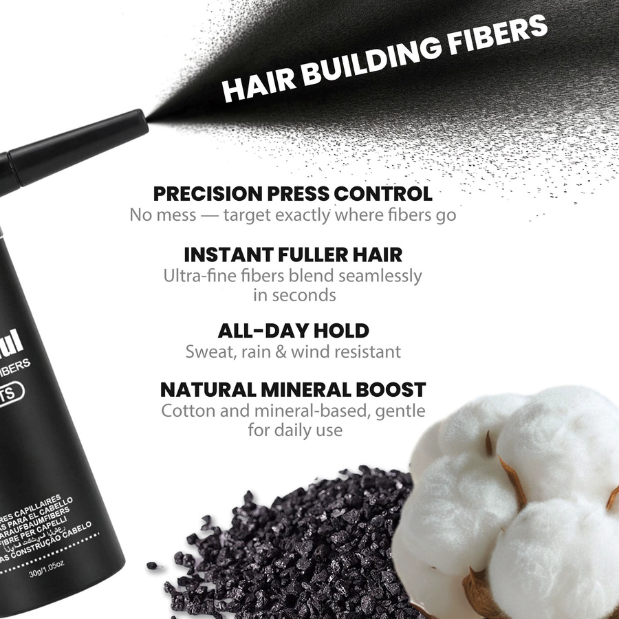 Adglamful Haarbaufaser Spray, 30 g, Unisex - Bild 3