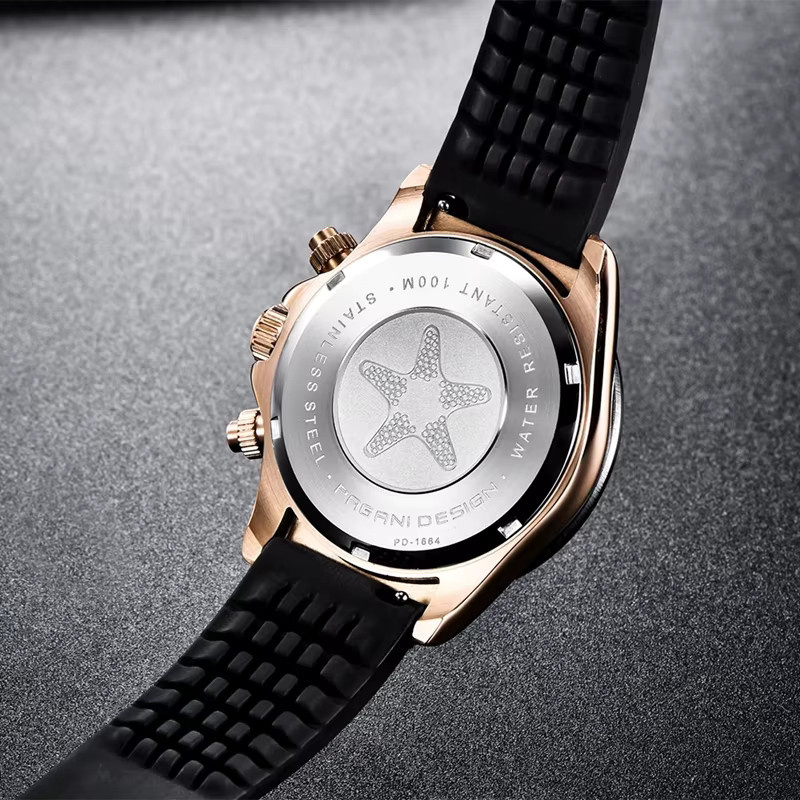 PAGANI DESIGN Chronograph, Quarz, Edelstahl, 40 mm, Herren - Bild 5
