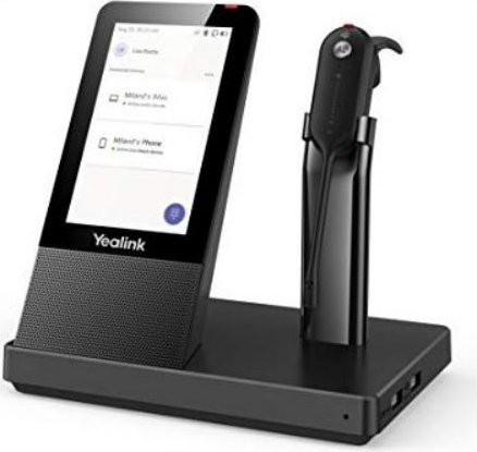 Yealink WH67 X UC Workstation Kabelloses DECT In-Ear Headset für Microsoft Teams in Schwarz - Bild 1