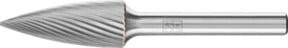 PFERD Hartmetall Frässtift Spitzbogen SPG universal mittel, Farbe: Silber, Durchmesser: 12 mm, Länge: 30 mm, Schaft-Durchmesser: 6 mm - Bild 1
